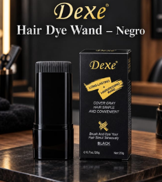 BARRA CUBRE CANAS CABELLO NEGRO 20 G — Tapá la raíz en 60 segundos, sin tinte ni mezclas