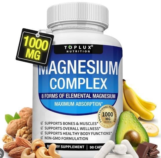 Magnesio complex top lux - 90 Cápsulas