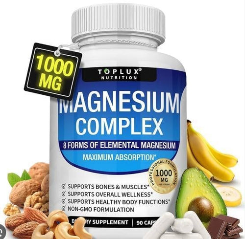 Magnesio complex top lux - 90 Cápsulas