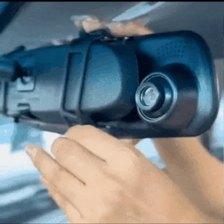 RETROVISOR 2 EN 1 CON CÁMARA HD 🚗 — Cámara de reversa y grabación en bucle en el mismo espejo